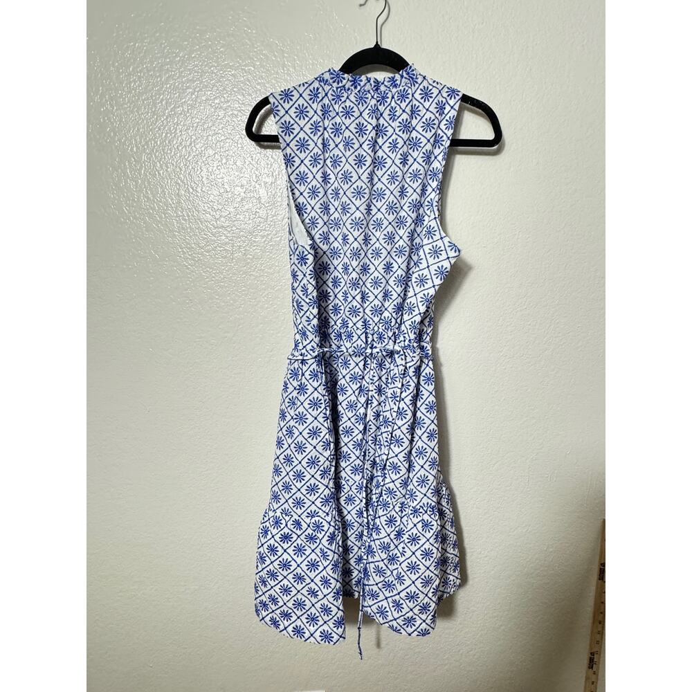 Draper James Blue and White Patterned Dress - Picture 3 of 4